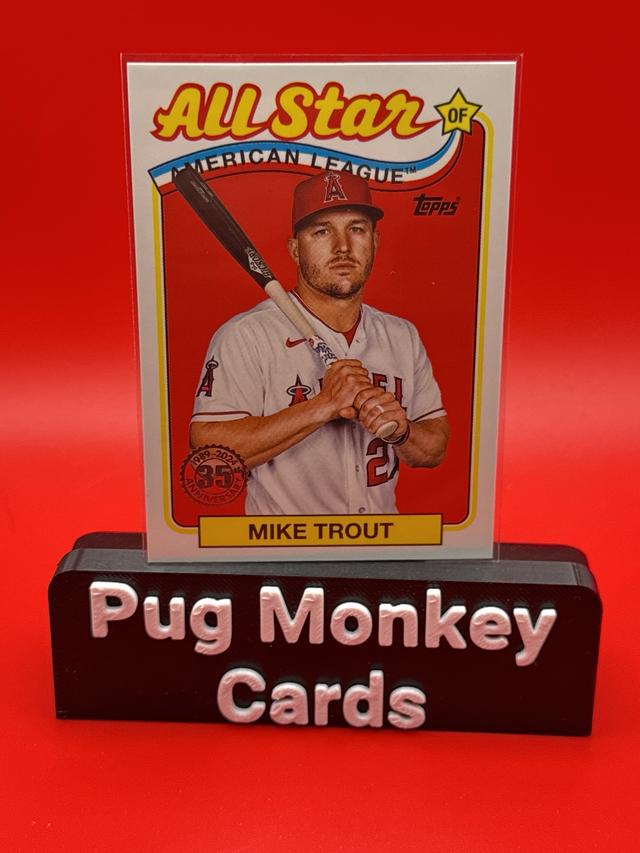 2024 Topps Series 2 Mike Trout 1989 TOPPS ALL STAR BASEBALL #89ASB-50