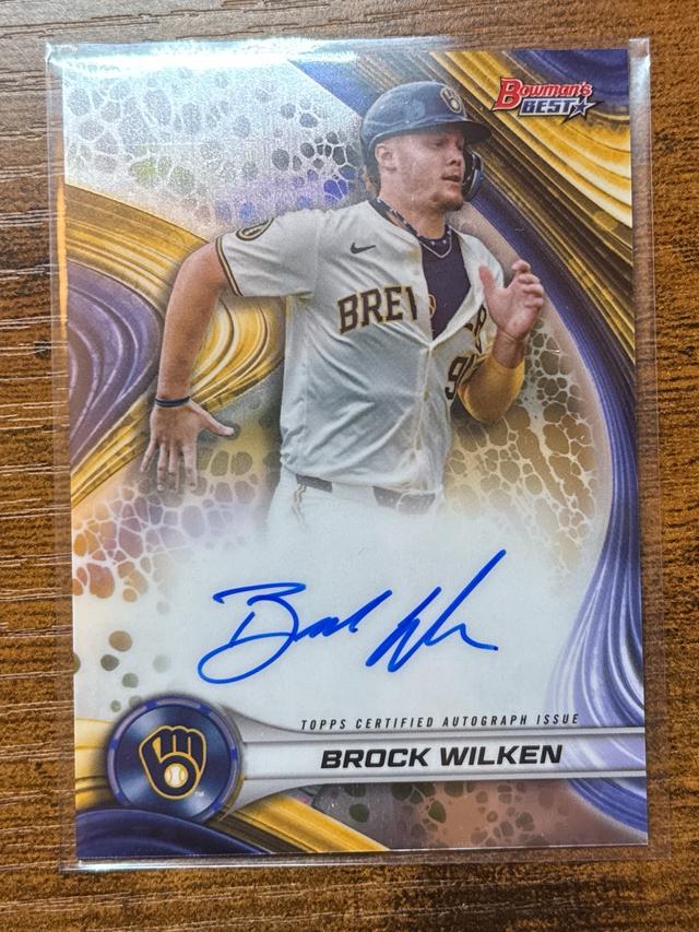 2024 Bowmans Best Brock Wilken Auto Brewers #B24-BW