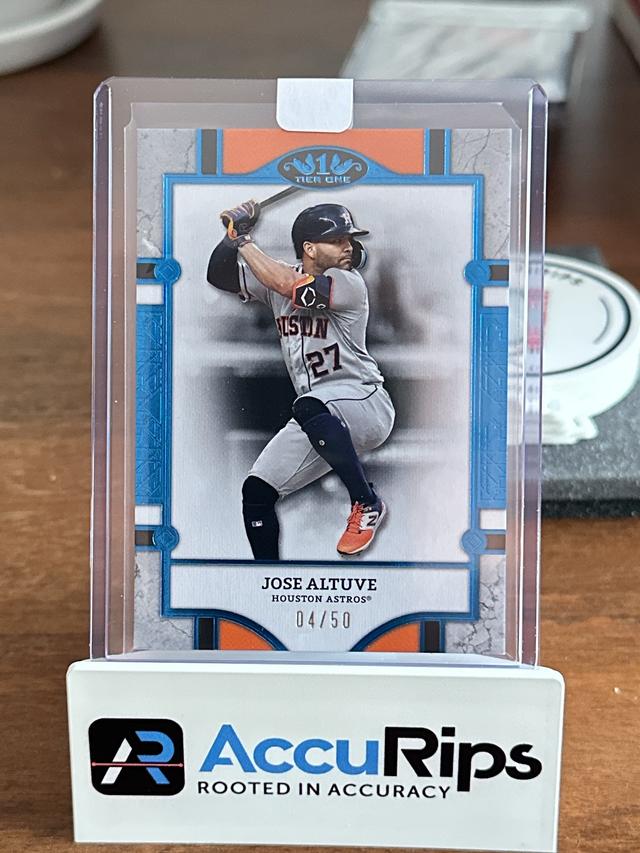 2024 Topps Tier One Jose Altuve Tier 2 Blue Foil #41