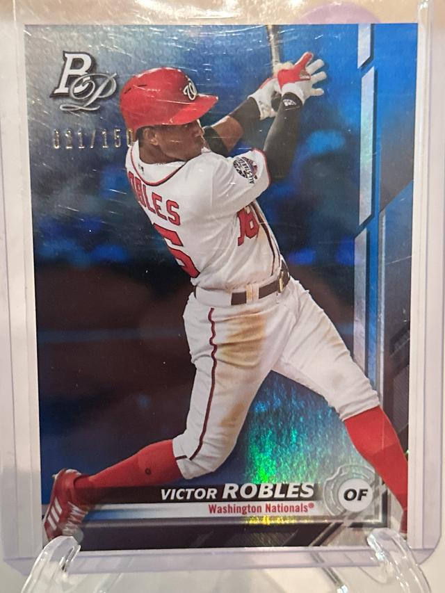 2019 Bowman Platinum Victor Robles BASE CARDS /150 #58