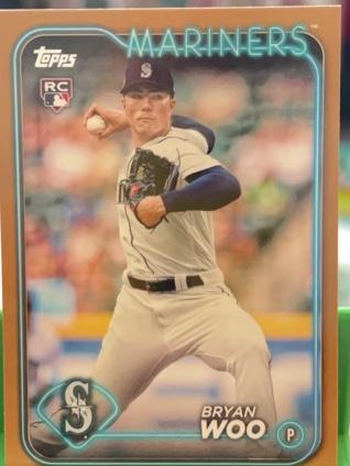 2024 Topps Series 1 Bryan Woo BASE CARD SET /2024 #12