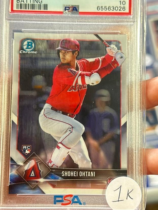 2018 Bowman Chrome Shohei Ohtani ROOKIE SHORT PRINT IMAGE VARIATIONS #1