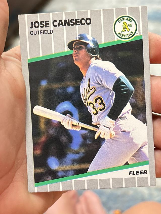 1989 Topps Jose Canseco Glossy All-Stars Set #6