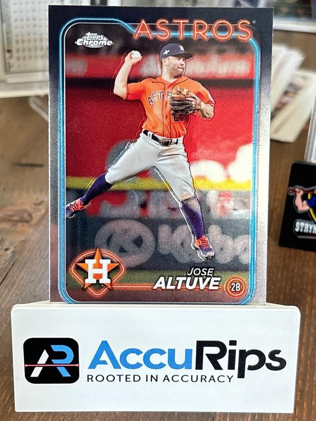 2024 Topps Chrome Jose Altuve ﻿Base Set Base #58