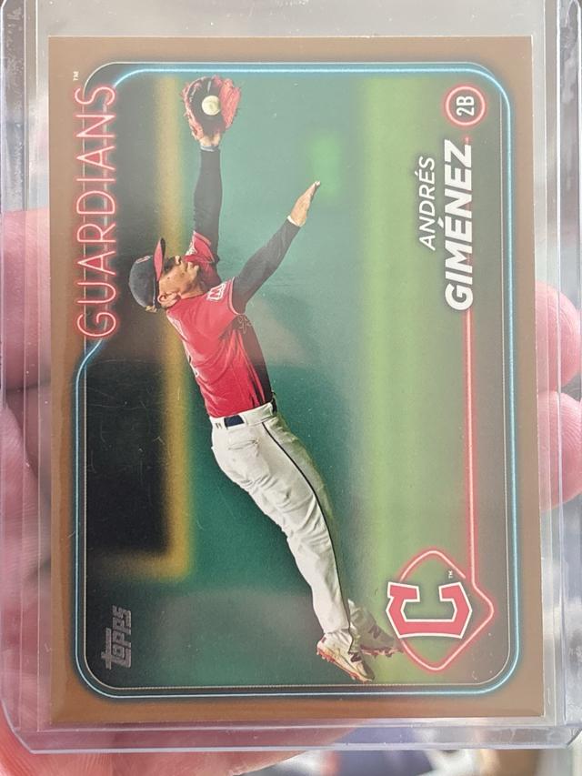 2024 Topps Series 1 Andrés Giménez BASE CARD SET Gold /2024 #289