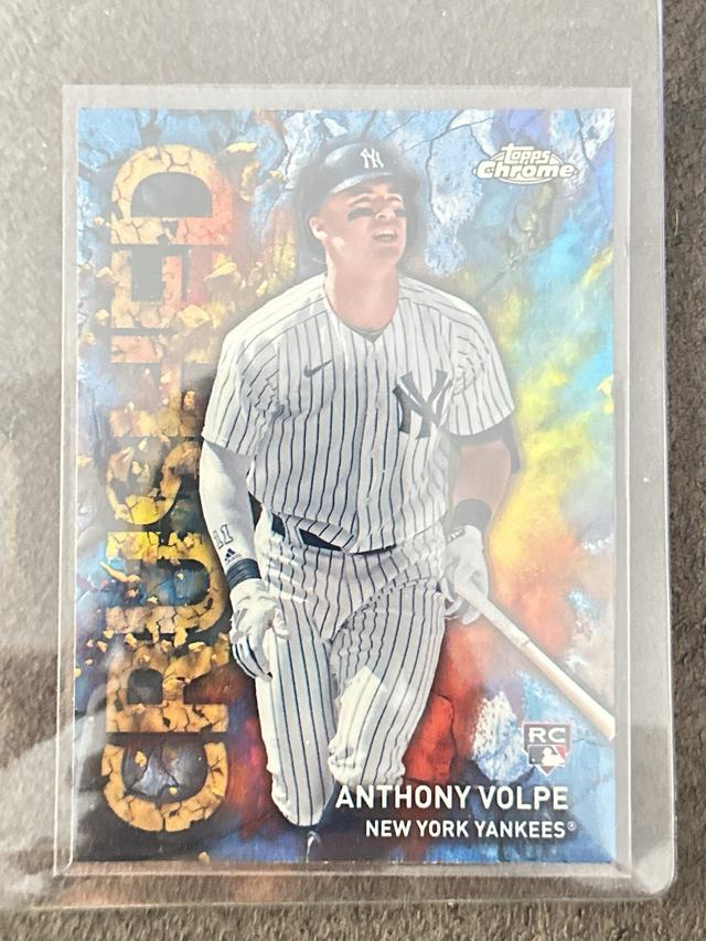 2023 Topps Chrome Update Series Anthony Volpe CRUSHED #C-7