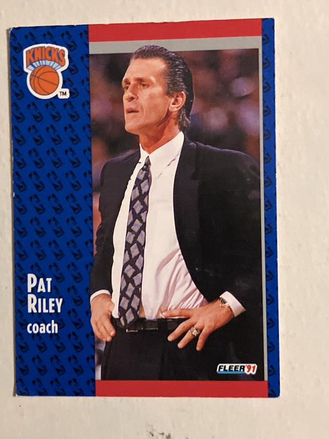 1991-92 Fleer Basketball Pat Riley CO ﻿Series 1 #139