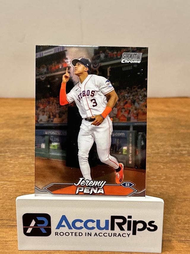 2024 Topps Stadium Club Jeremy Peña Chrome #124