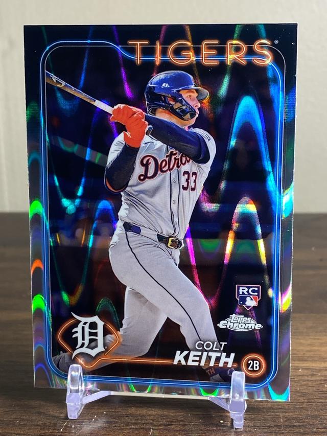 2024 Topps Chrome Colt Keith ﻿Base Set RayWave Refractors #2