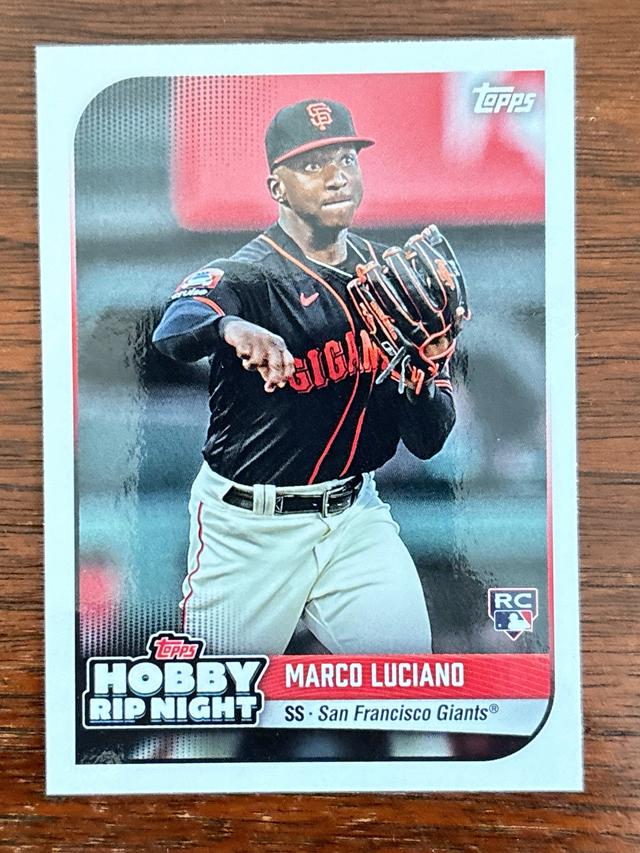 2024 Topps Hobby Rip Night Marco Luciano Base Set #2