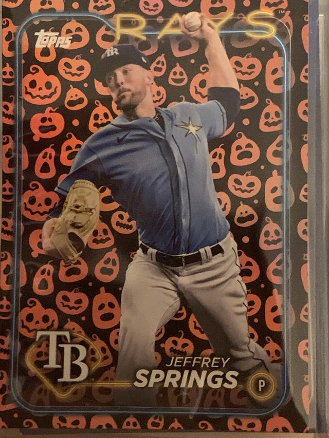 2024 Topps Update Series Jeffrey Springs ﻿Base Set #US74