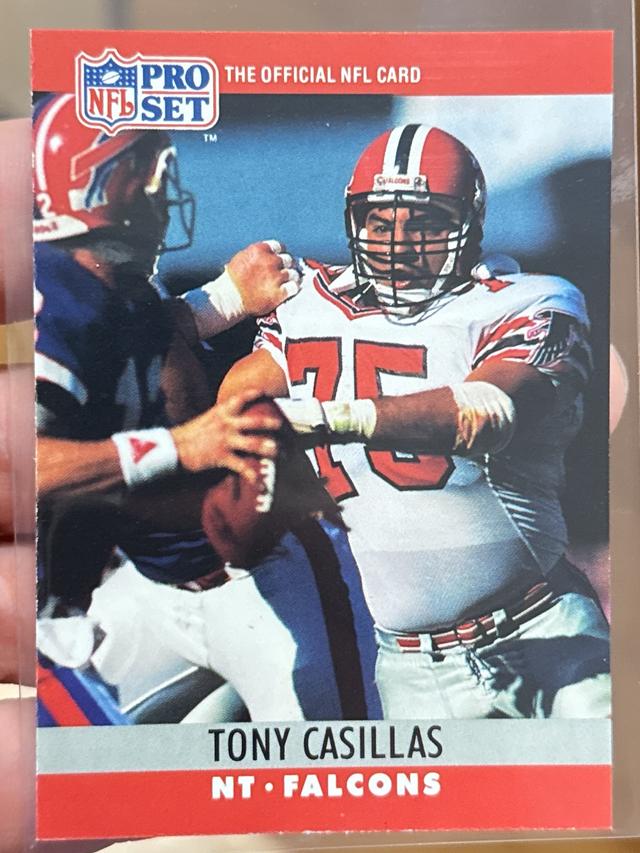 1990 Pro Set Football Tony Casillas ﻿Base #31