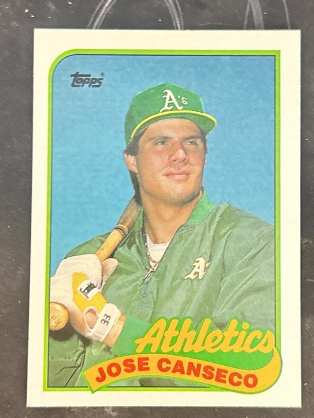 1989 Topps Jose Canseco Base Set #500