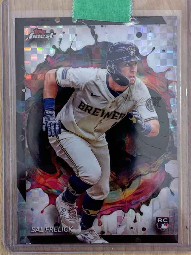 2024 Topps Finest Sal Frelick Rare Checkerboard Refractors #287