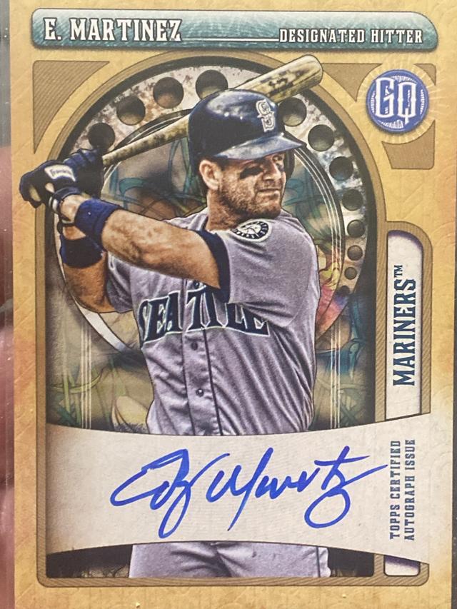 2021 Topps Gypsy Queen Edgar Martinez Gypsy Queen Autographs Set #GQA-EM