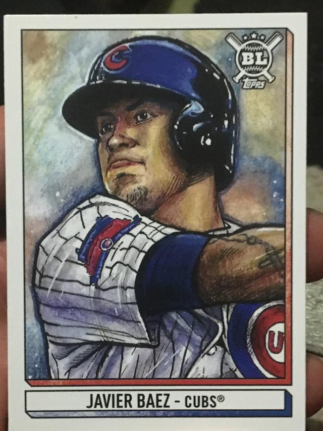 2021 Topps Big League Javier Baez Art of the Game Checklist #ATG-JB