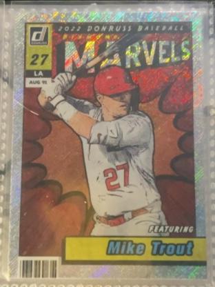 2022 Donruss Mike Trout Marvels Set #M-1