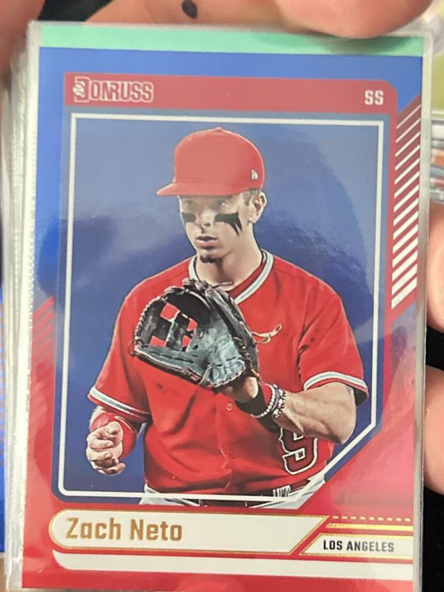 2024 Donruss Zach Neto ﻿Base Red and Blue #26