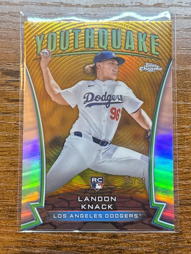 2024 Topps Chrome Update Landon Knack Gold Refractors /50 #YQ-69