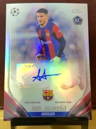 2023-24 Topps Chrome UEFA Ángel Alarcón Autographs #CA-AA