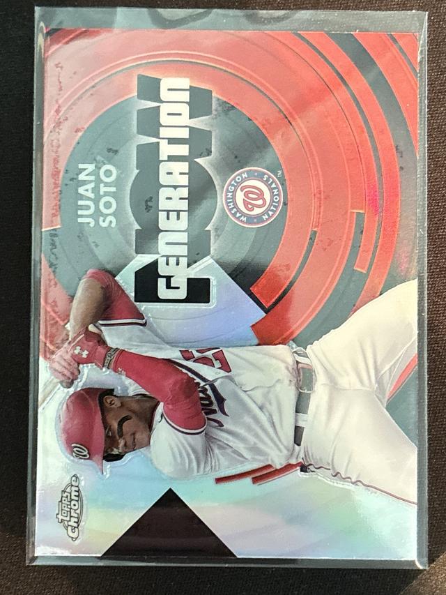 2022 Topps Chrome Updates Juan Soto GENERATION NOW CHROME #GNC-3