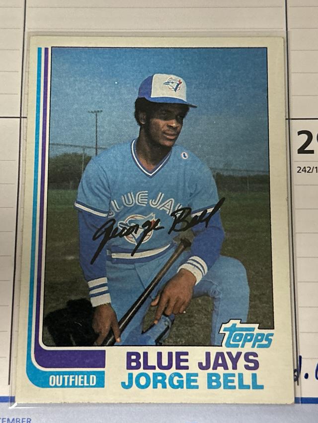 1982 Topps Jorge Bell 1982 Topps Baseball Set #254