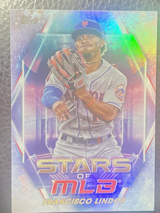 2023 Topps Series 1 Francisco Lindor STARS OF MLB #SMLB-28