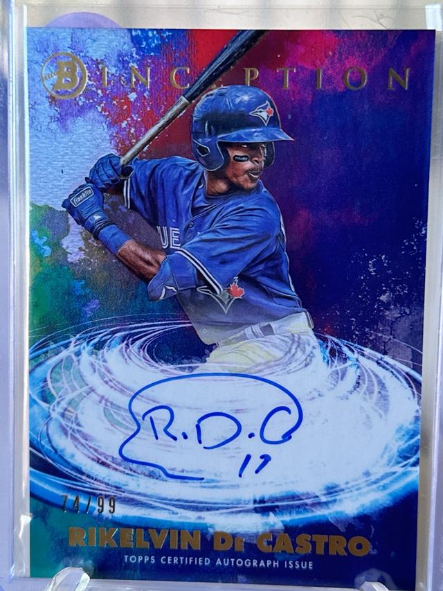 2021 Bowman Inception Rikelvin De Castro /99 #PPA-RD