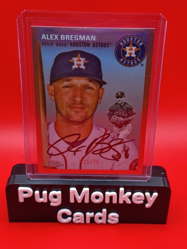 2023 Topps Chrome Platinum '54 Alex Bregman Rose Gold Refractors /75 #258