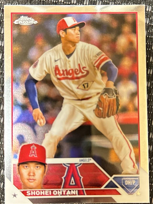 2023 Topps Chrome Lids Mitchell & Ness Shohei Ohtani ﻿Base Chrome Lids #23-1