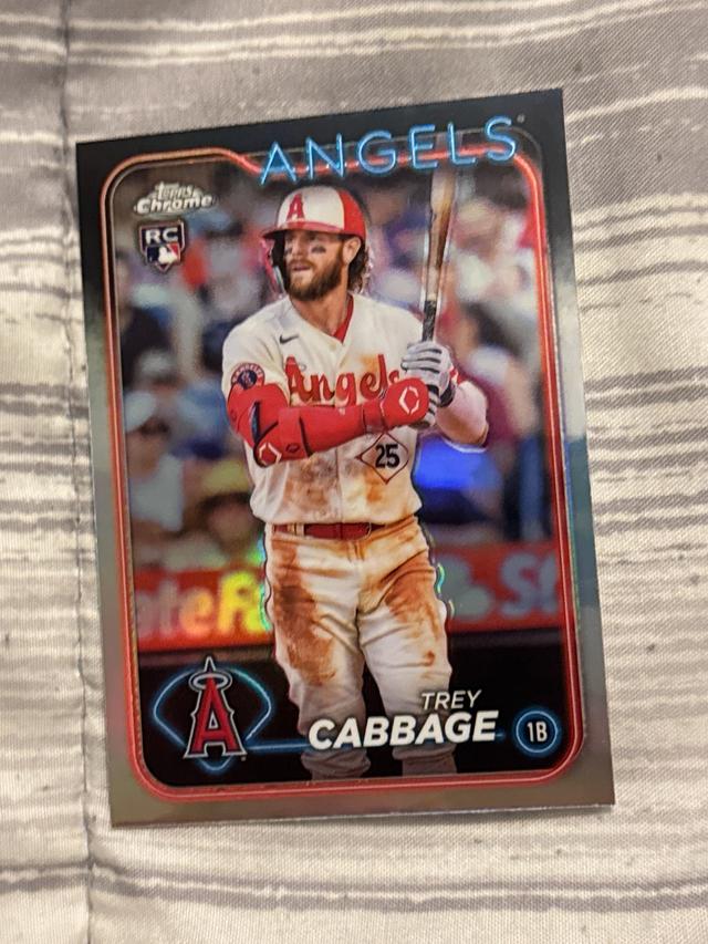 2024 Topps Chrome Trey Cabbage ﻿Base Set Refractors #226