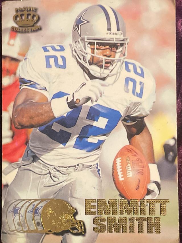 1997 Pacific Crown Collection Football Emmitt Smith ﻿Base #106