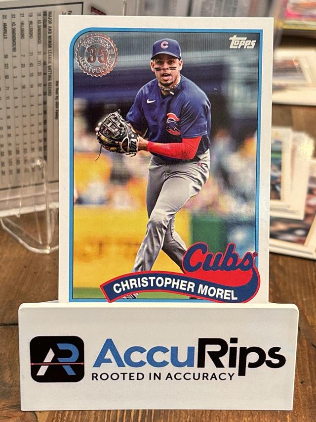 2024 Topps Series 1 Christopher Morel 1989 TOPPS BASEBALL #89B-62