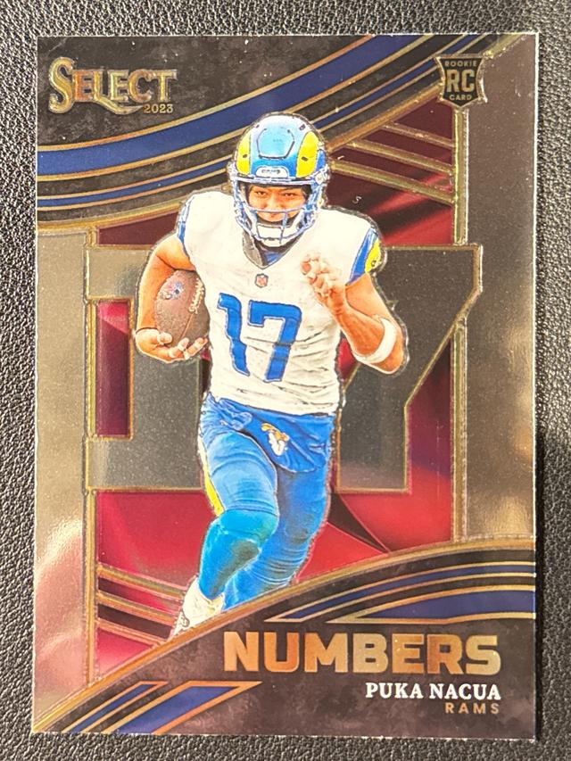 2023 Panini Select Puka Nacua Numbers #NMB-PNA