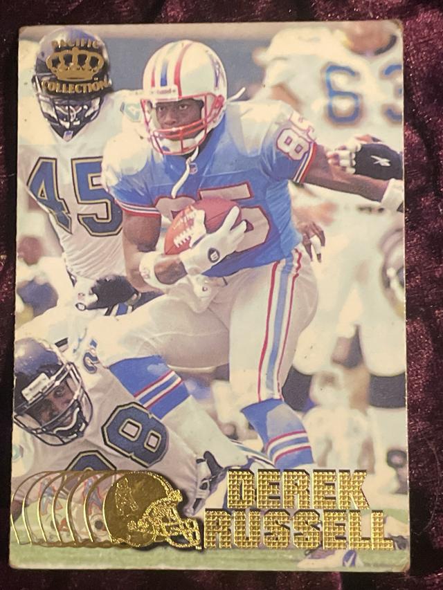 1997 Pacific Crown Collection Football Derek Russell ﻿Base #164