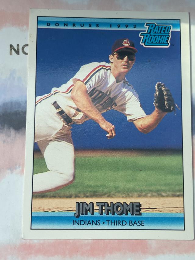 1992 Donruss Jim Thome ﻿Base #406