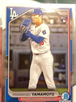 2024 Bowman Chrome Yoshinobu Yamamoto ﻿Base Set #73