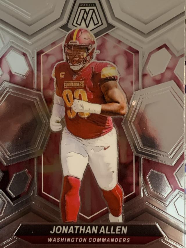 2024 Panini Mosaic Football Jonathan Allen ﻿Base Set Red #223