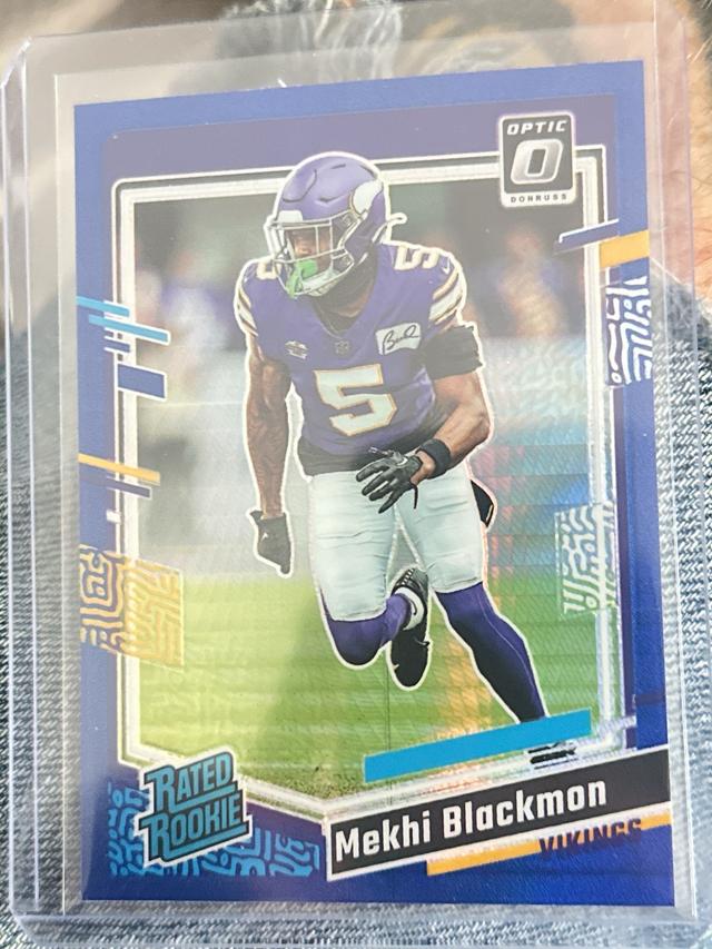 2023 Donruss Optic Mekhi Blackmon Rated Rookies Blue Hyper #272