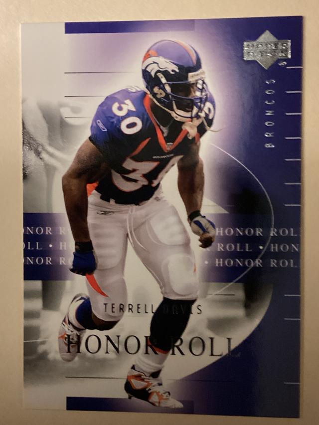 2002 Upper Deck Honor Roll Football Terrell Davis ﻿Base #18