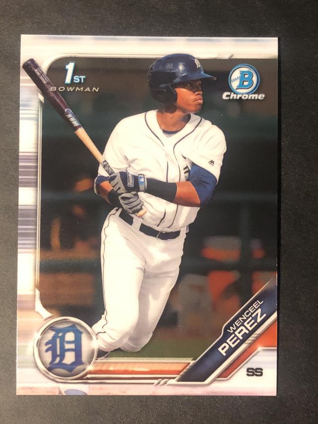 2019 Bowman Chrome Wenceel Perez BOWMAN CHROME PROSPECTS #BCP-216