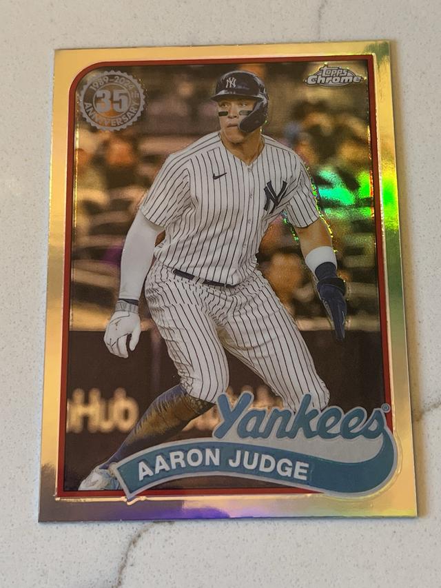 2024 Topps Chrome Aaron Judge 1989 Baseball Checklist #89CB-2