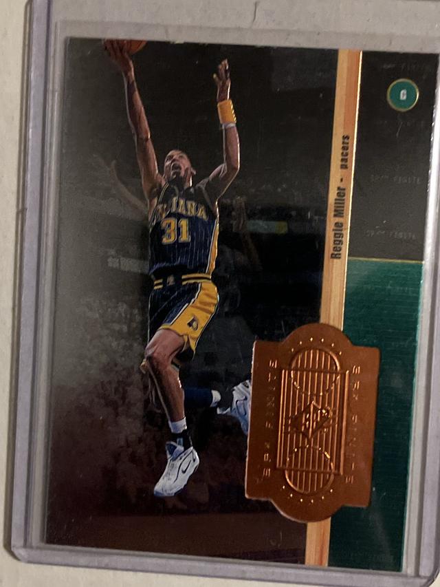 1998 UD SPx Finite Reggie Miller  ﻿Series One #54