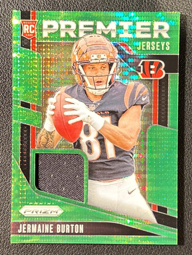 2024 Panini Prizm Football Jermaine Burton Premier Jerseys #PJ-JBN