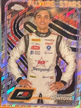 2024 Topps F1 Logofractor Sebastián Montoya F3 Drivers Logofractors #53