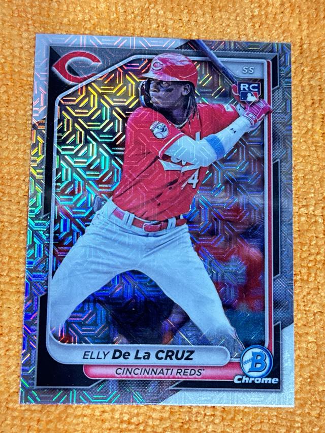 2024 Bowman Mega Box Elly De La Cruz BASE CHROME CARDS #22