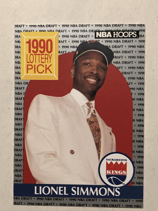 1990-91 NBA Hoops Lionel Simmons  ﻿Base Set #396