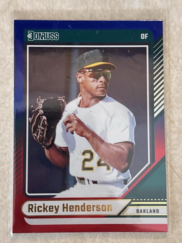 2024 Donruss Rickey Henderson ﻿Base #25