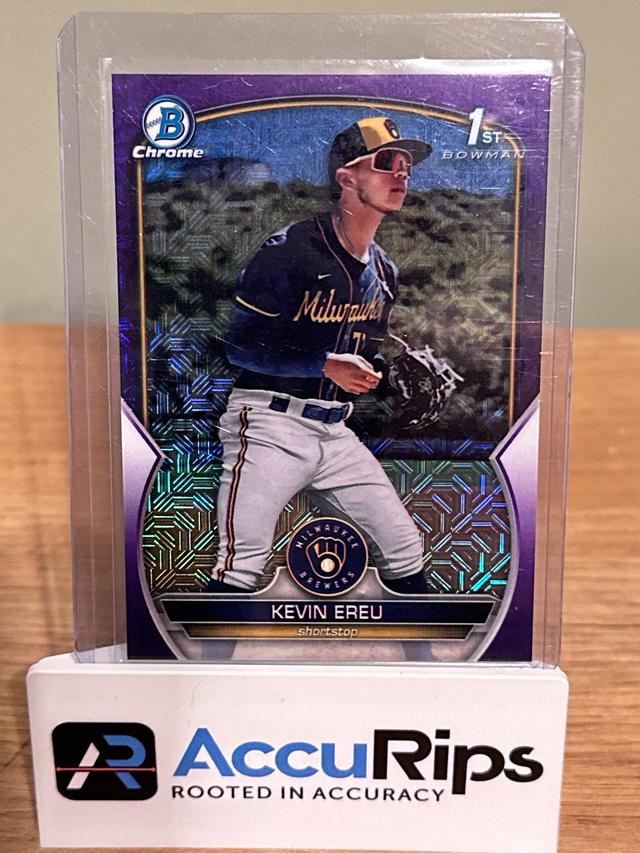 2023 Bowman Chrome Kevin Ereu BOWMAN CHROME PROSPECTS Purple /299 #BCP-229