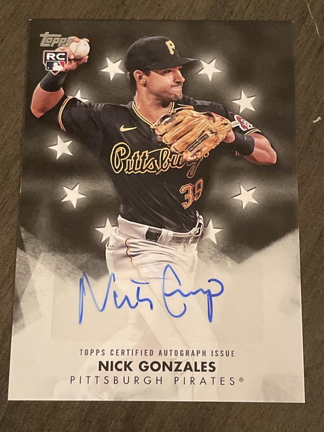 2024 Topps Series 2 Nick Gonzales BASEBALL STARS AUTOGRAPHS #BSA2-NG